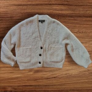 Cream Women's Cardigan Sweater